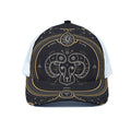Vintage Aries Zodiac Sign Print White Mesh Trucker Hat