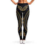Vintage Aries Zodiac Sign Print Women's Leggings