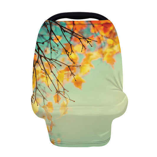Vintage Autumn Print Baby Seat Cover