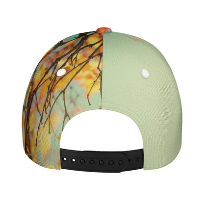Vintage Autumn Print Baseball Cap