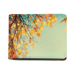 Vintage Autumn Print Bifold Wallet