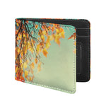 Vintage Autumn Print Bifold Wallet