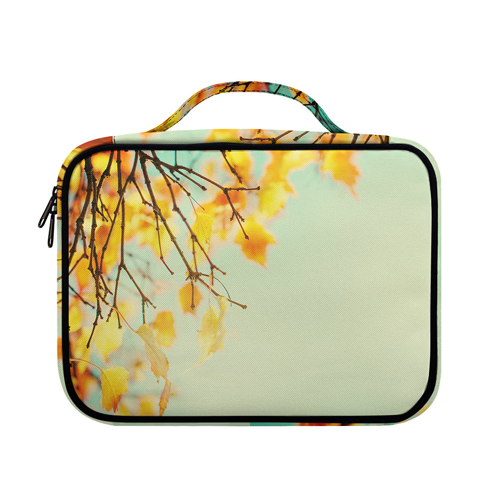 Vintage Autumn Print Briefcase Bible Bag