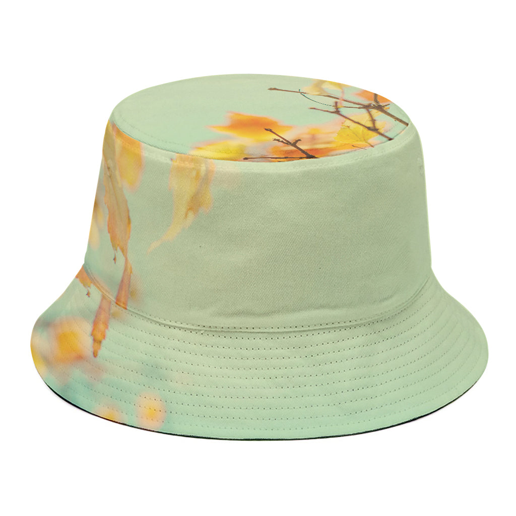 Vintage Autumn Print Bucket Hat