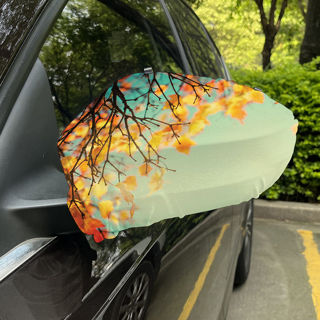 Vintage Autumn Print Car Side Mirror Covers