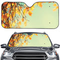 Vintage Autumn Print Car Windshield Sun Shade