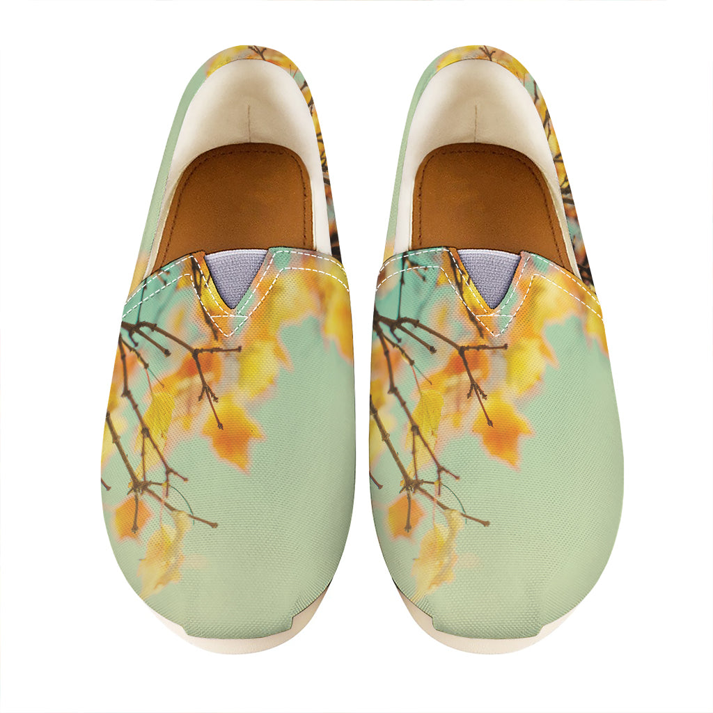 Vintage Autumn Print Casual Shoes