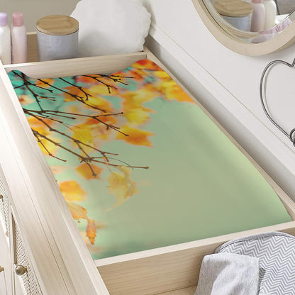 Vintage Autumn Print Changing Pad Cover