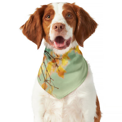 Vintage Autumn Print Dog Bandana