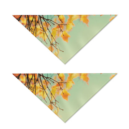 Vintage Autumn Print Dog Bandana