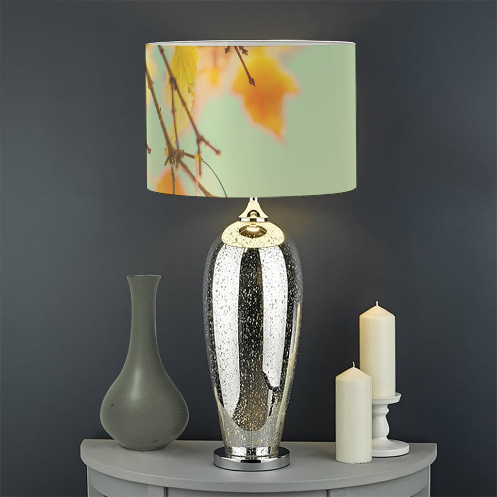 Vintage Autumn Print Drum Lamp Shade