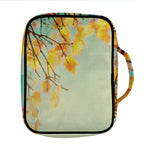 Vintage Autumn Print Front Pocket Bible Bag