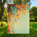 Vintage Autumn Print Garden Flag