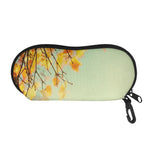 Vintage Autumn Print Glasses Case
