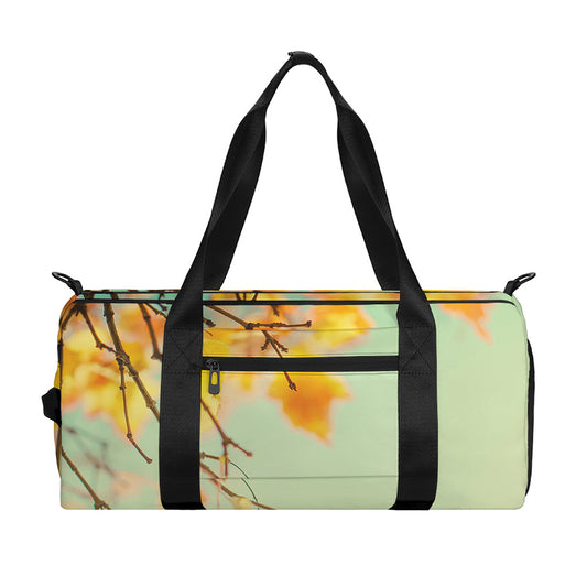 Vintage Autumn Print Gym Bag