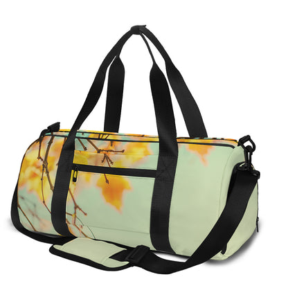 Vintage Autumn Print Gym Bag