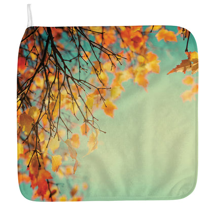 Vintage Autumn Print Hand Towel