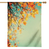 Vintage Autumn Print House Flag