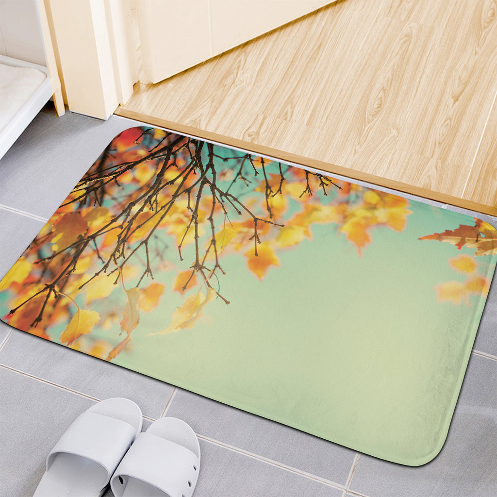 Vintage Autumn Print Indoor Door Mat