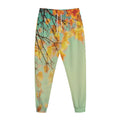 Vintage Autumn Print Jogger Pants