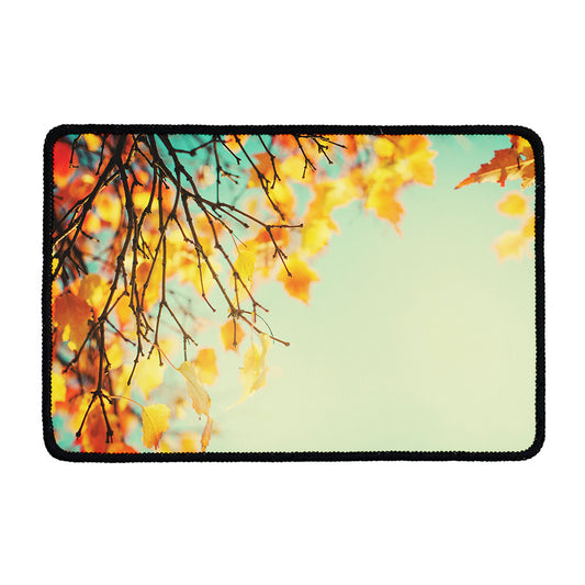 Vintage Autumn Print Kitchen Mat