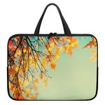 Vintage Autumn Print Laptop Sleeve With Handle