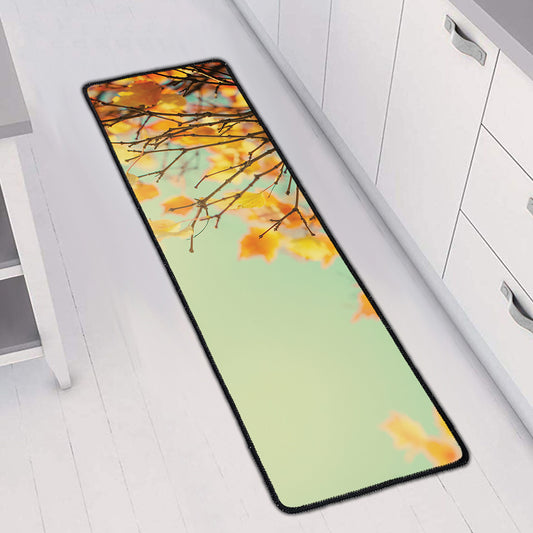 Vintage Autumn Print Long Kitchen Mat