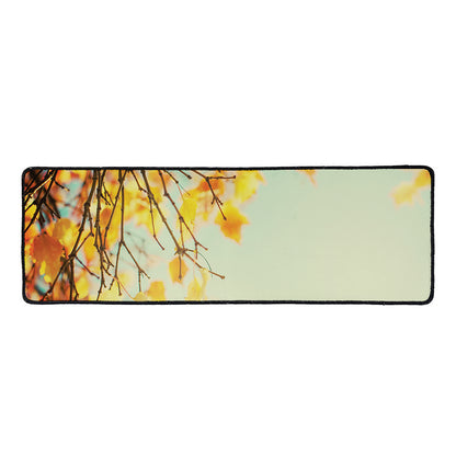 Vintage Autumn Print Long Kitchen Mat