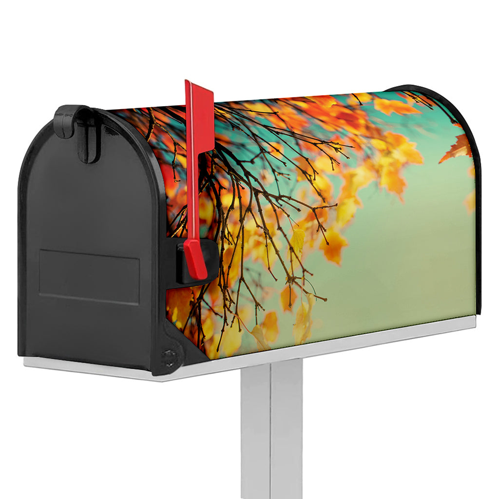 Vintage Autumn Print Mailbox Cover