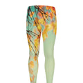 Vintage Autumn Print Men's Leggings