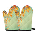 Vintage Autumn Print Oven Mitts