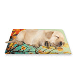 Vintage Autumn Print Pet Cooling Mat Cover
