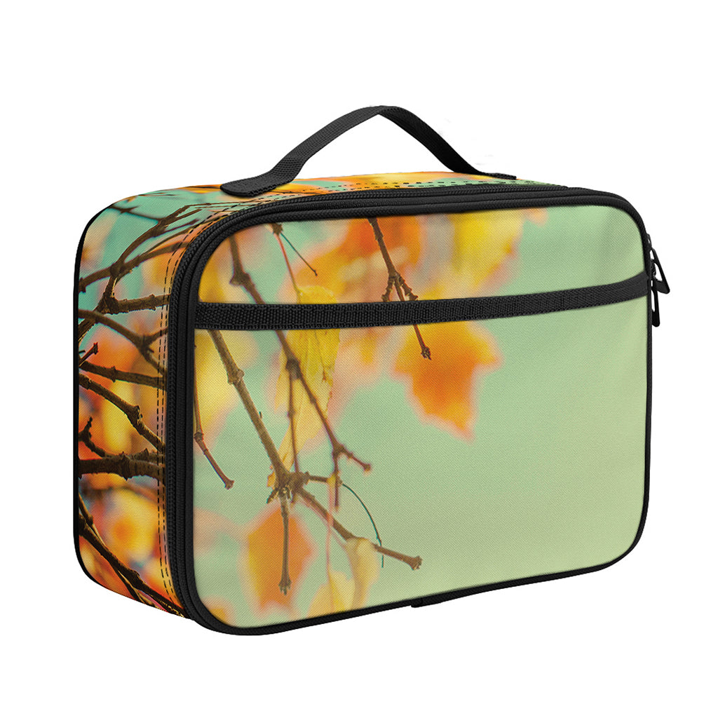 Vintage Autumn Print Portable Lunch Bag