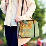 Vintage Autumn Print Shoulder Strap Bible Bag