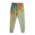 Vintage Autumn Print Sweatpants
