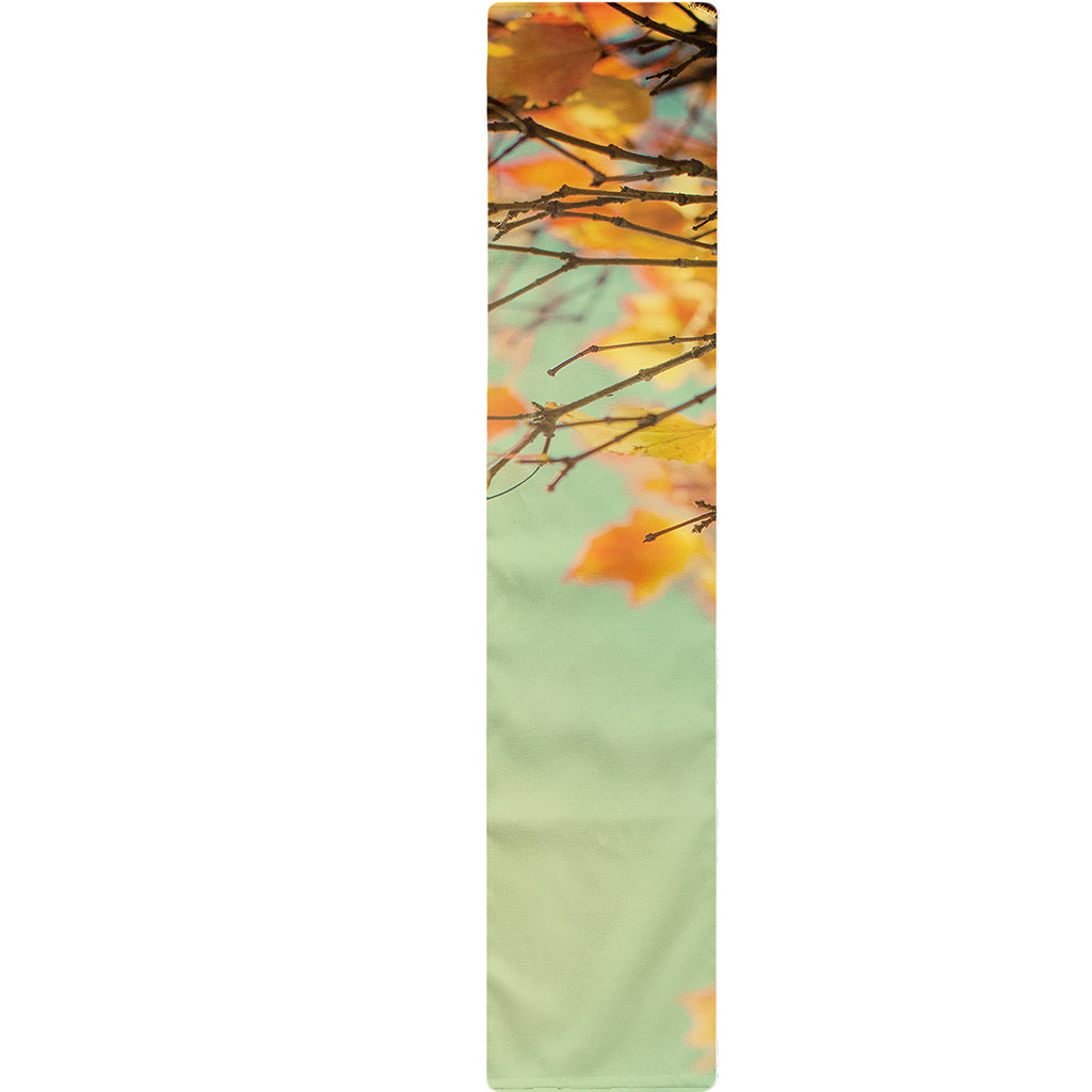 Vintage Autumn Print Table Runner