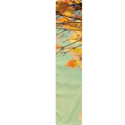 Vintage Autumn Print Table Runner