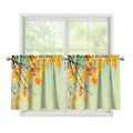 Vintage Autumn Print Tier Curtains