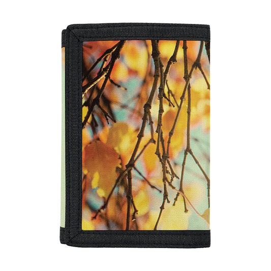 Vintage Autumn Print Trifold Wallet