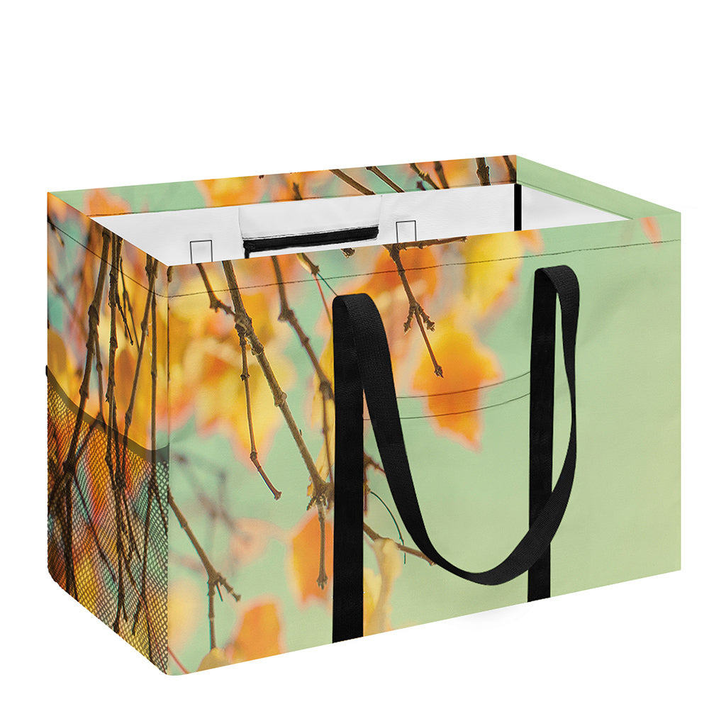 Vintage Autumn Print Utility Tote Bag