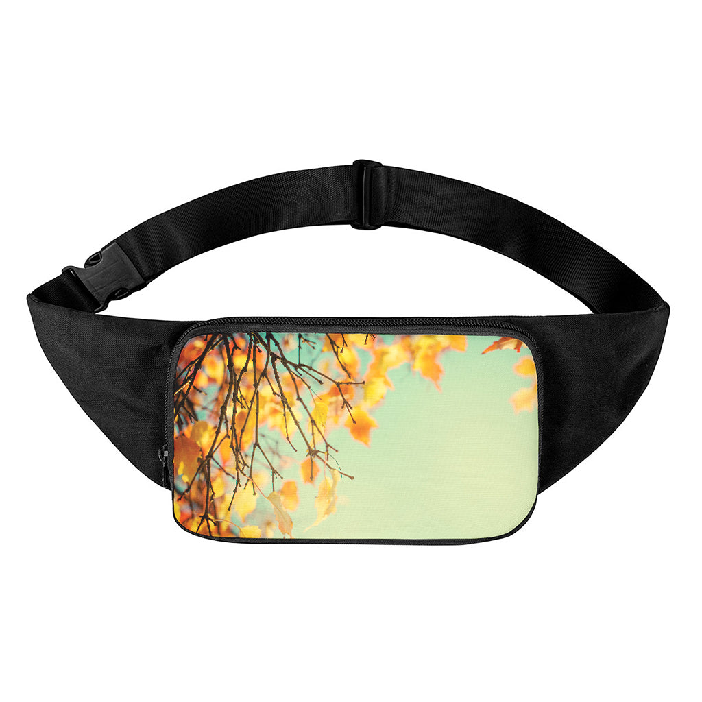 Vintage Autumn Print Waist Bag