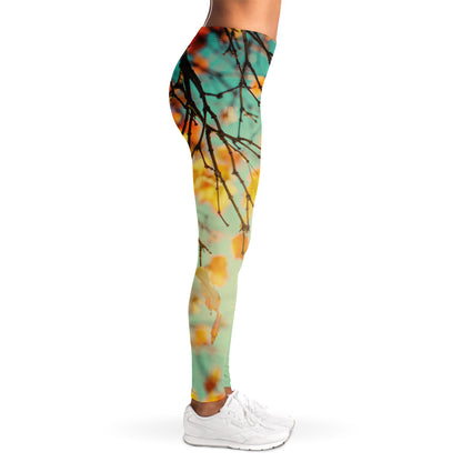Vintage Autumn Print Women's Leggings