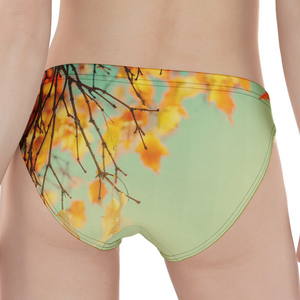 Vintage Autumn Print Women's Panties