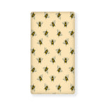 Vintage Bee Pattern Print Baby Crib Sheet