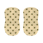 Vintage Bee Pattern Print Bar Stool Covers