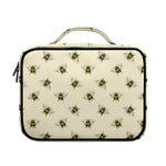 Vintage Bee Pattern Print Briefcase Bible Bag