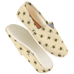 Vintage Bee Pattern Print Casual Shoes