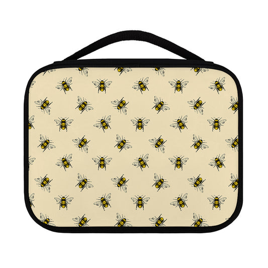 Vintage Bee Pattern Print Classic Bible Case