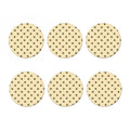 Vintage Bee Pattern Print Coaster Set