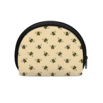 Vintage Bee Pattern Print Coin Purse